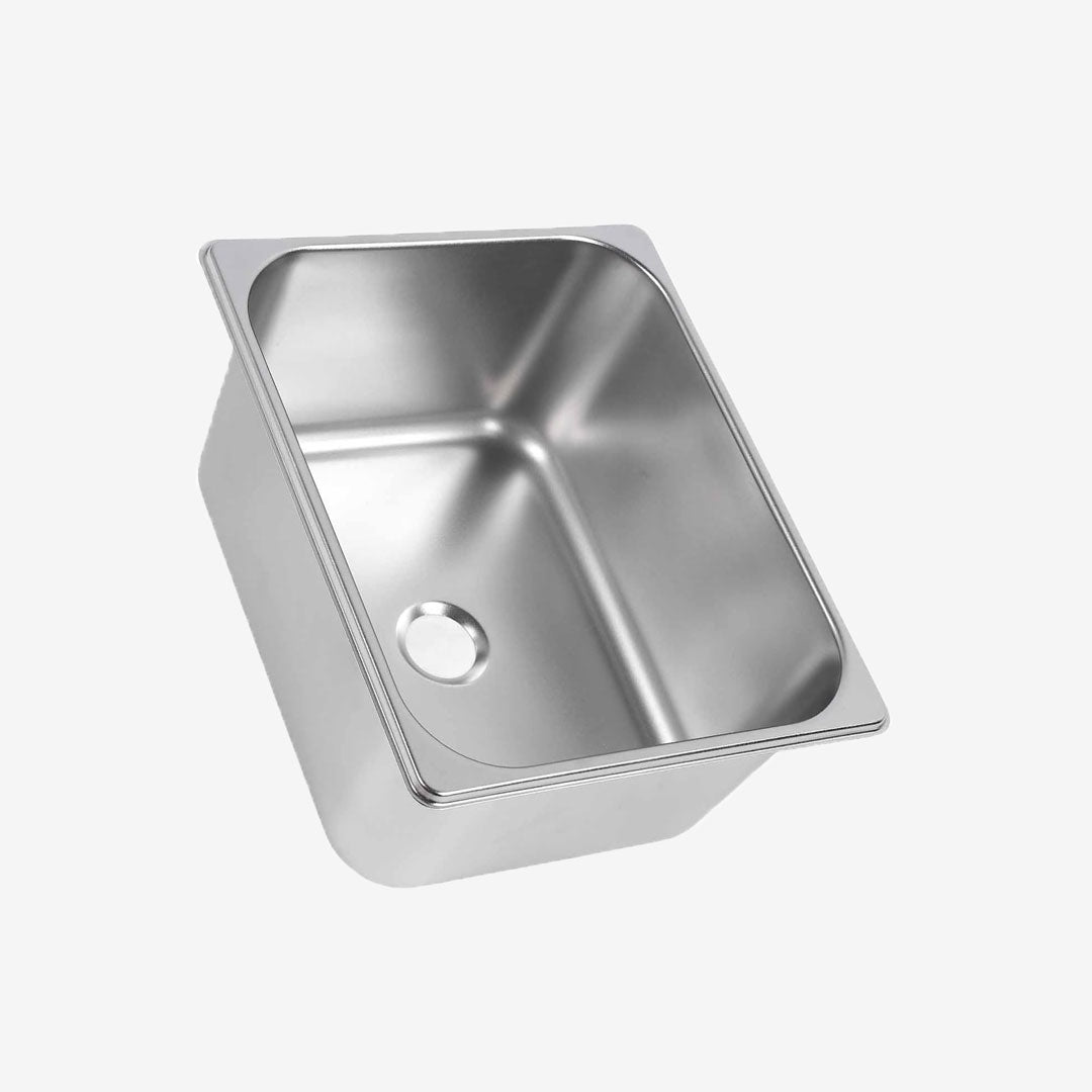 Evier rectangle pour van 320x260mm en kit (accessoires inclus)