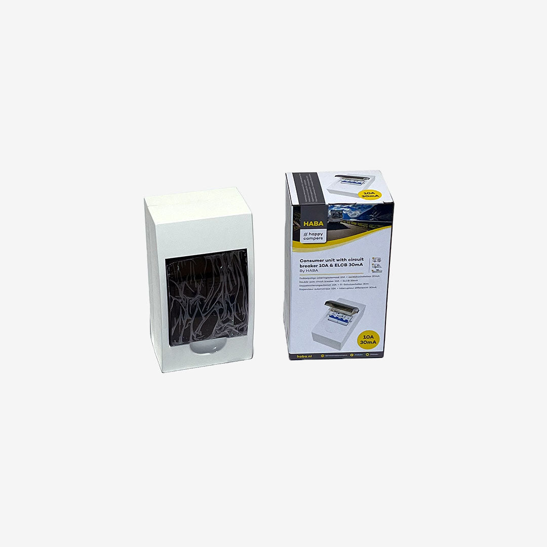 Coffret disjoncteur 10A + Différentiel 30mA HABA
