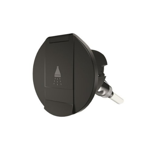 Mitigeur pour douchette extérieur Plastimo EZ WATER rond noir