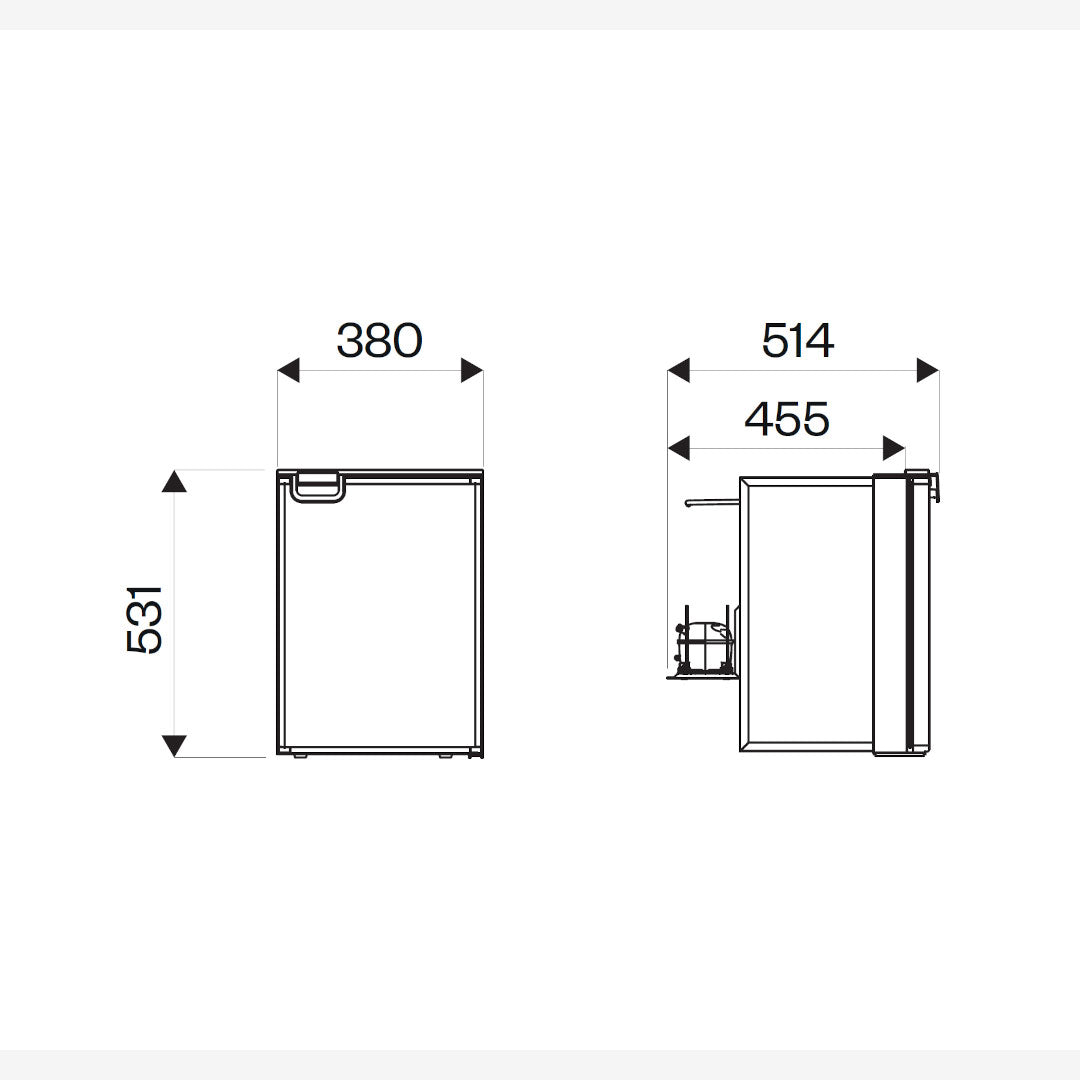 Réfrigérateur à compression 12 / 24V 42L INDEL B CR42