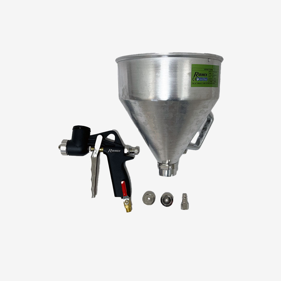 Pistolet de projection liège Ribimex – Isolation naturelle pour van