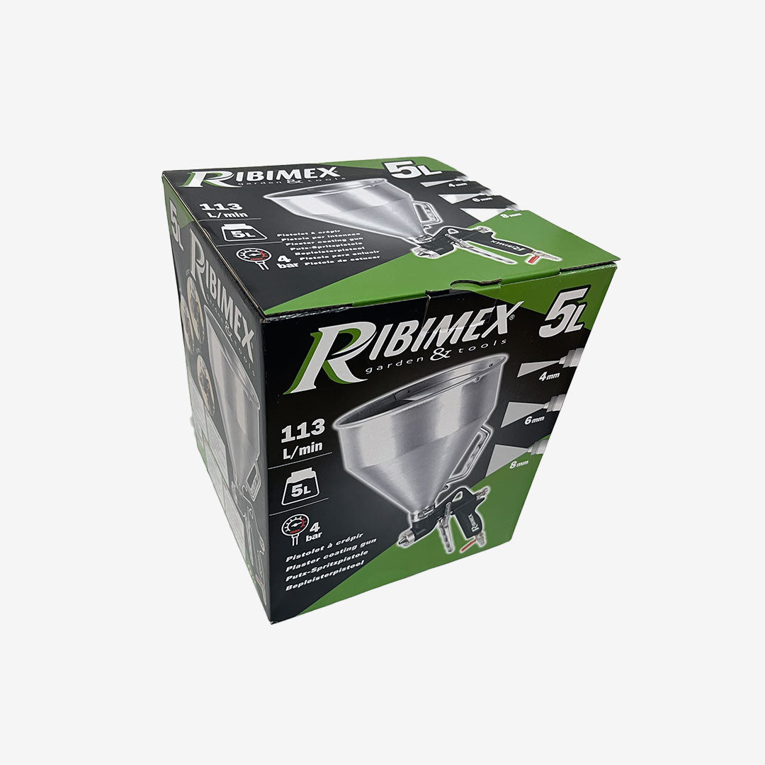 Pistolet de projection liège Ribimex – Isolation naturelle pour van