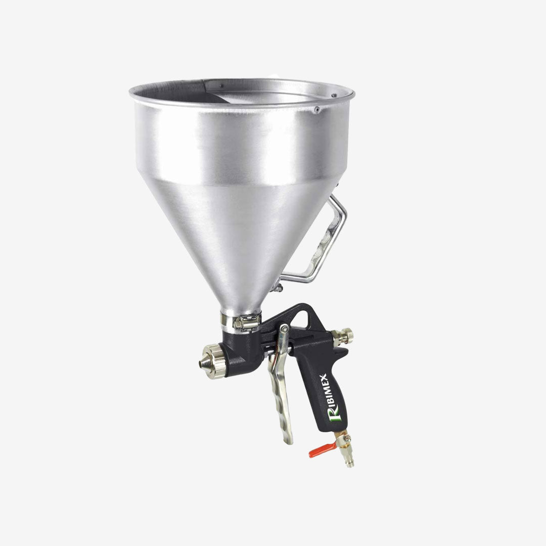 Pistolet de projection liège Ribimex – Isolation naturelle pour van